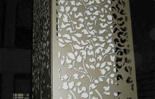 Decorative metal screen