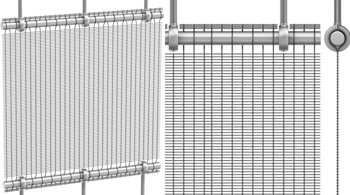 mesh facade wall installation type B