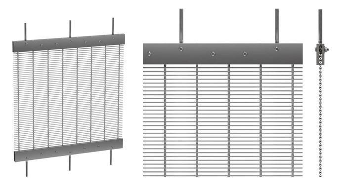 mesh facade wall installation type G