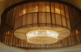 metal drapery Lamp Shade  decorative mesh